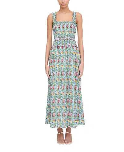 Hill House Home The Azalea Maxi Nap Dress In Blue