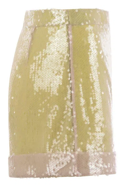 Mvp Wardrobe Shorts With Sequins All Over
