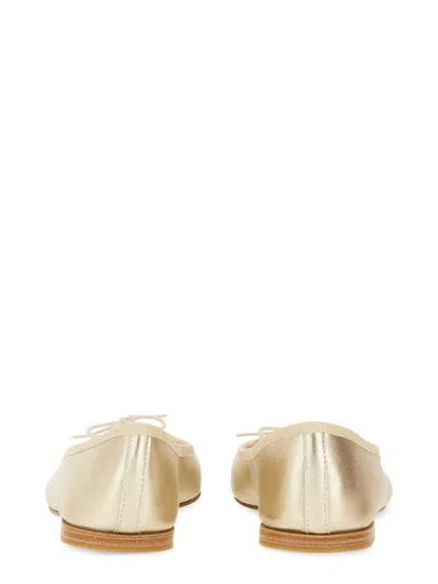 Repetto "cendrillon" Dancer Ballet Flats In Gold