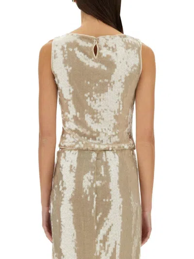 Staud Top "eton" In Gold