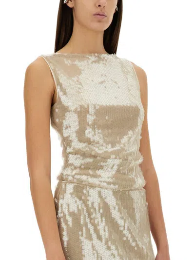 Staud Top "eton" In Gold