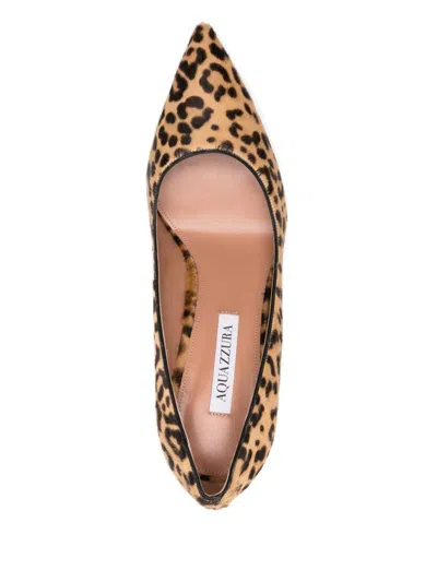 Aquazzura With Heel In Animal Print