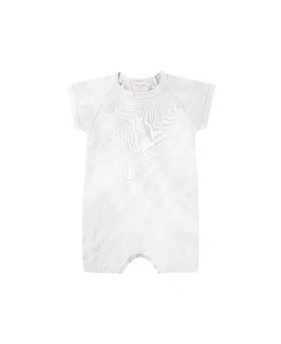 Paigelauren Unisex Rib Onesie In Tie Dye In White