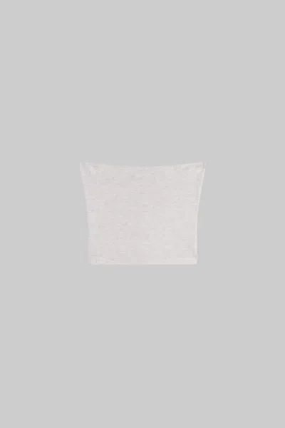 Leset Lauren Bandeau Top In White