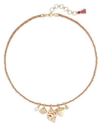 Kendra Scott Oleana Charm Necklace, 16-18 In Gold