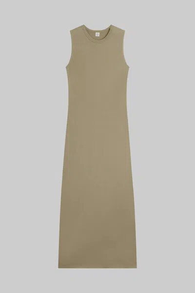Leset Margo Sleeveless Maxi Dress In Green
