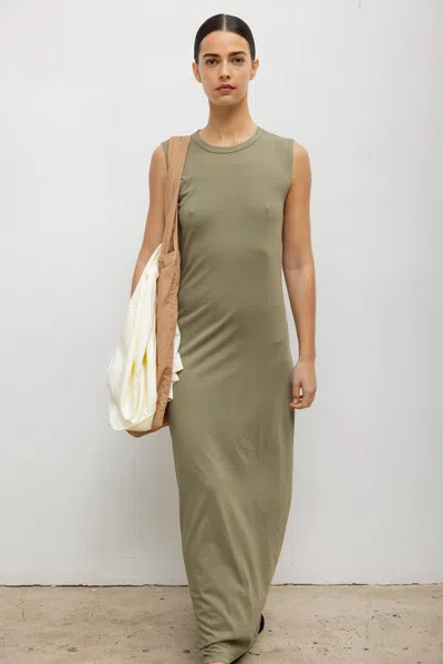 Leset Margo Sleeveless Maxi Dress In Green