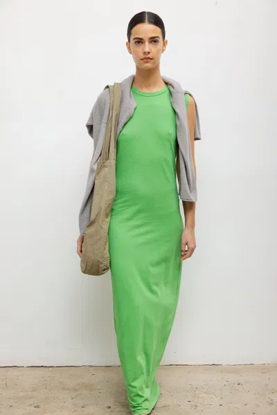 Leset Margo Sleeveless Maxi Dress Grass In Green