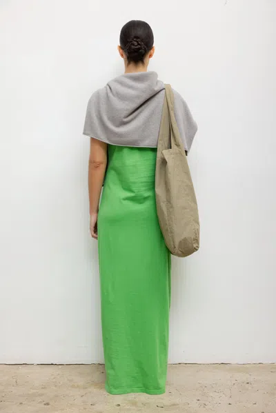 Leset Margo Sleeveless Maxi Dress Grass In Green