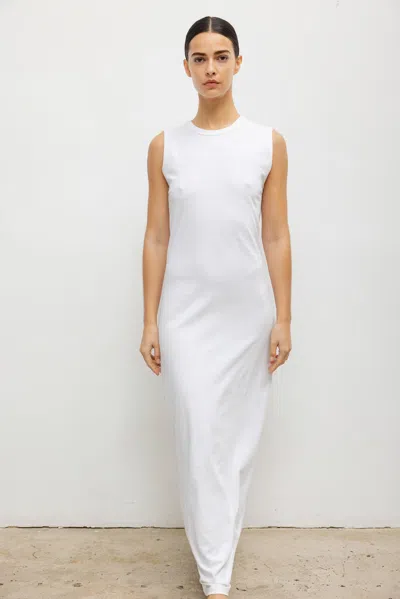 Leset Margo Sleeveless Maxi Dress In White