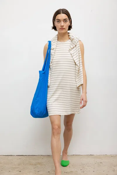Leset Margo Stripe Sleeveless Mini Dress In Multi