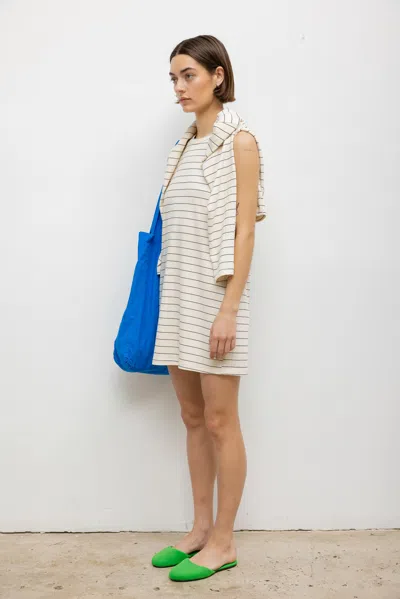 Leset Margo Stripe Sleeveless Mini Dress In Multi