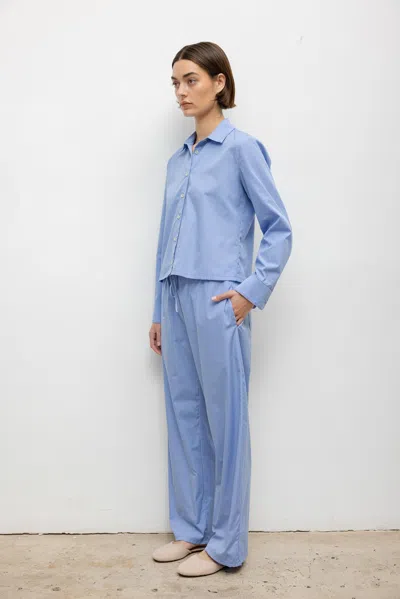 Leset Yoshi Drawstring Pant In Blue