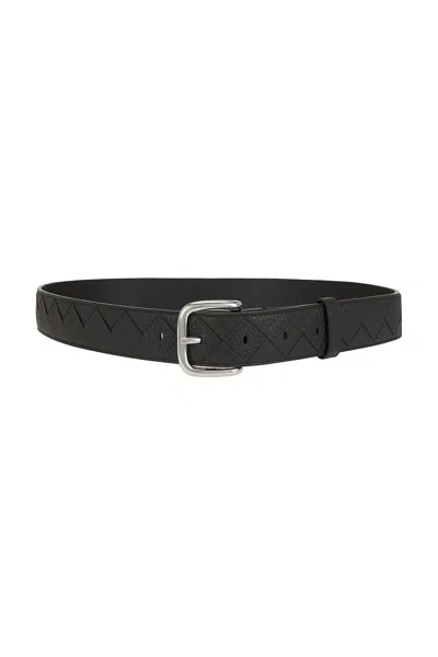 Bottega Veneta Intrecciato Taurillon 3.5 Cm Belt