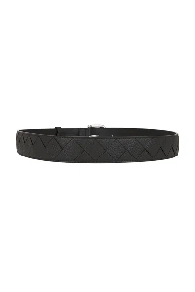 Bottega Veneta Intrecciato Taurillon 3.5 Cm Belt
