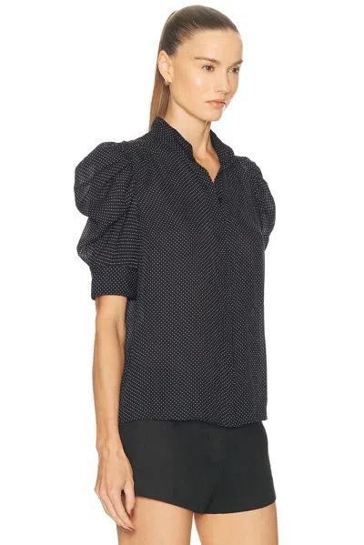 Frame The Gillian Top In Black