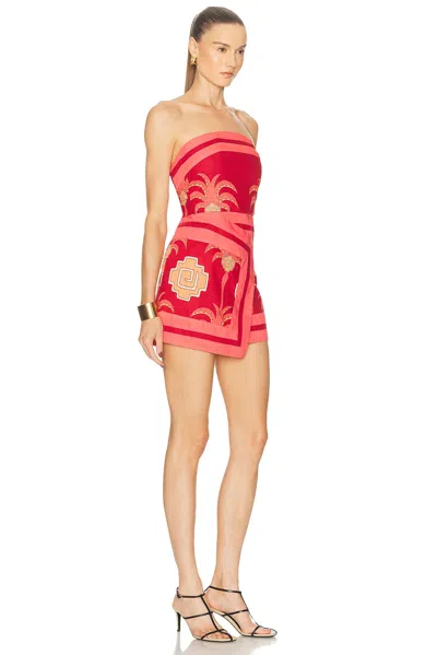 Johanna Ortiz Ritual Mini Dress - Women's - Cotton In Red