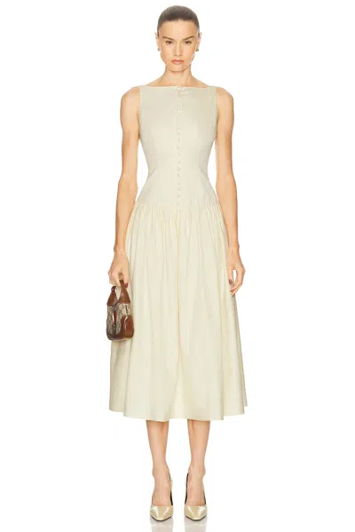 Mirror Palais Kissing Booth Lady Length Dress In Neutral