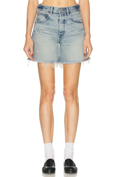 Moussy Vintage Nolita Shorts In Blue
