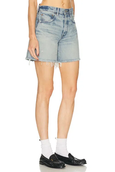 Moussy Vintage Nolita Shorts In Blue