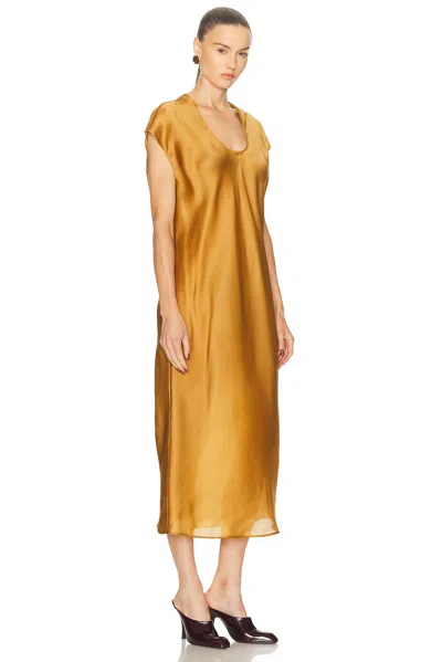Khaite Darby Cap-sleeve Bias Silk Maxi Dress