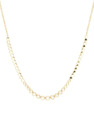 Siena Jewelry Bezel Diamond Necklace In Gold