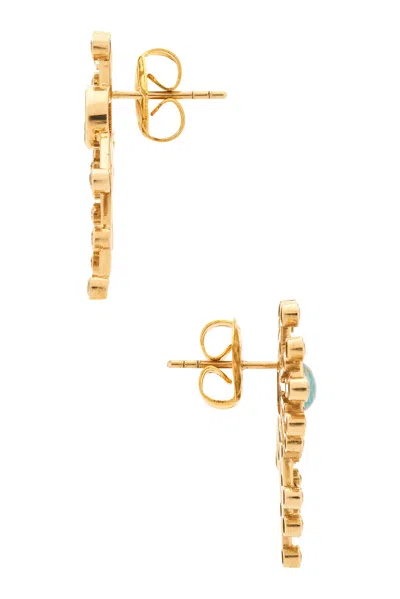 Siena Jewelry Diamond Opal Earrings In Gold