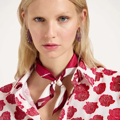 La Doublej Mini Foulard In Pink
