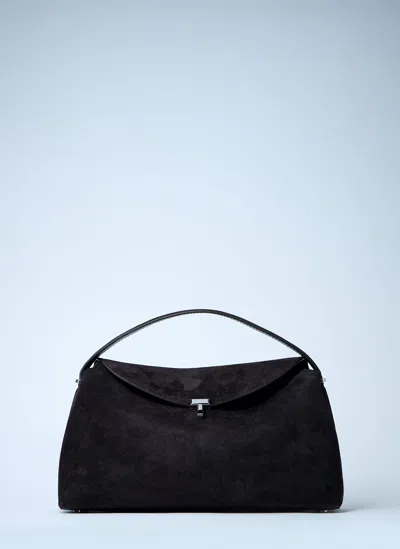 Totême T-lock Suede Handbag