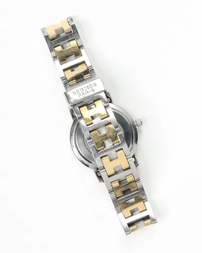 Pre-owned Hermes Hermès Clipper 24mm Ref Cl4.220 Full Set Watch