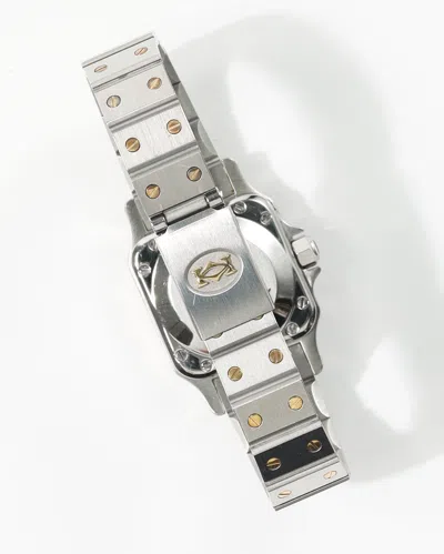 Cartier Santos Galbée Automatic 24mm Full Set Watch In Neutral