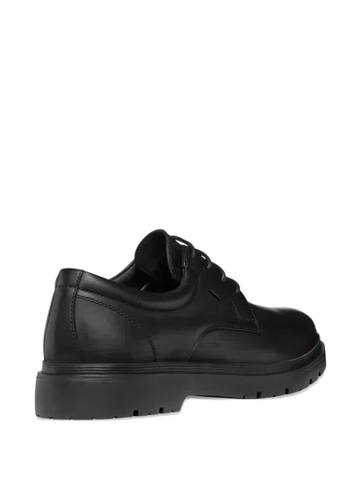 Geox Spherica Lace-up Shoes In Black
