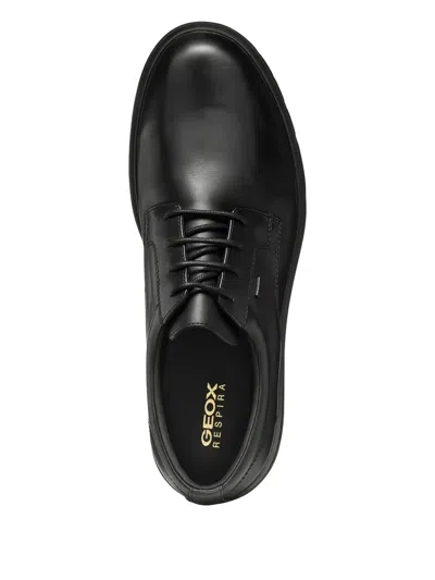 Geox Spherica Lace-up Shoes In Black