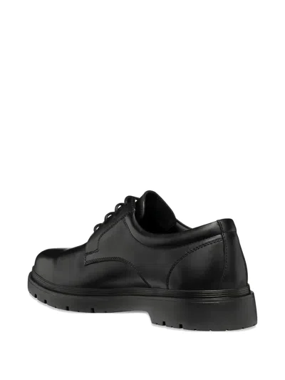 Geox Spherica Lace-up Shoes In Black