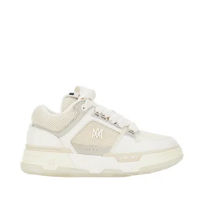 Amiri Multicolor Leather And Fabric Ma-1 Sneakers In White