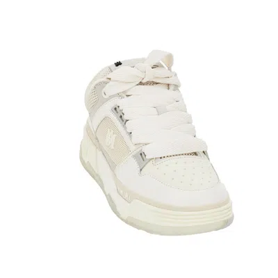 Amiri Multicolor Leather And Fabric Ma-1 Sneakers In White