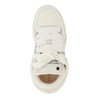 Amiri Multicolor Leather And Fabric Ma-1 Sneakers In White