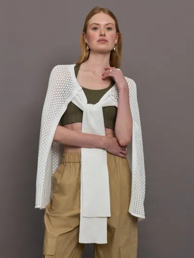 Herskind Gabrielle Knit Cape In White