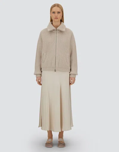 Herno Resort Cardigan In Infinity In Neutral