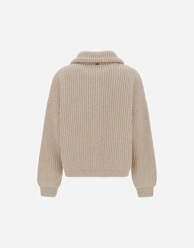 Herno Resort Cardigan In Infinity In Neutral