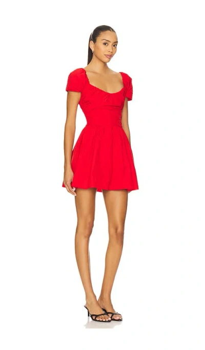 Amanda Uprichard Dorian Dress In Red