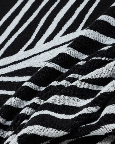 Giorgio Armani Jacquard Cotton Beach Towel In Multi