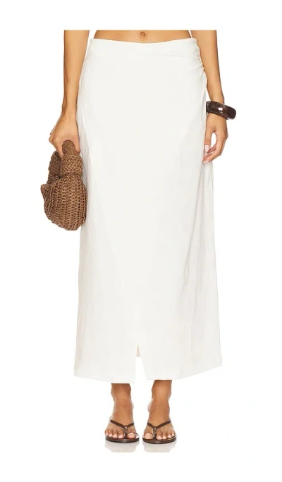 Faithfull The Brand Suis Skirt In White