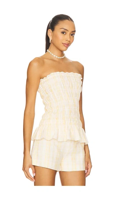 Faithfull The Brand Iris Top In Neutral
