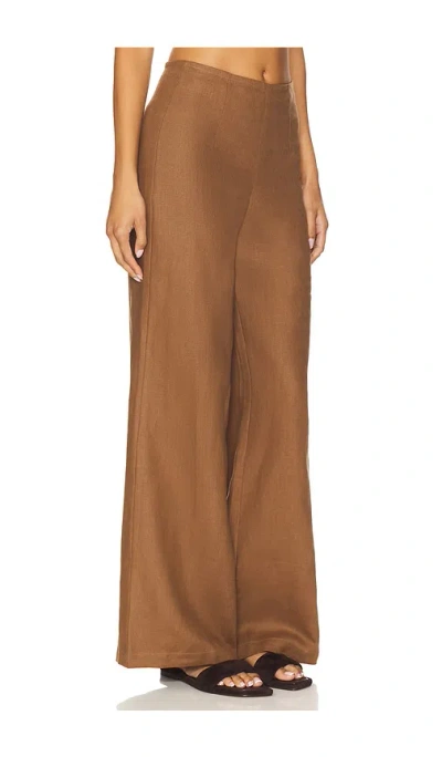 Faithfull The Brand Syna Pant In Brown
