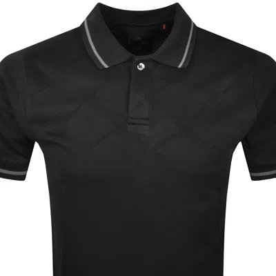 Luke 1977 Saxon Polo T Shirt Black