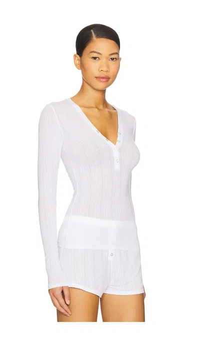 Negative Underwear Whipped Henley In White