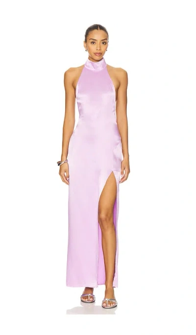 Sndys X Revolve Halter Maxi Dress In Pink
