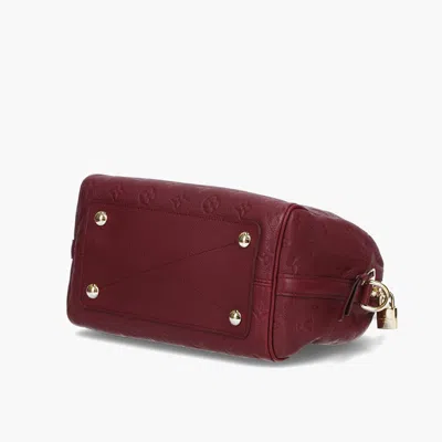 Pre-owned Louis Vuitton Empreinte Speedy Bandoliere 25 Crossbody Bag In Purple