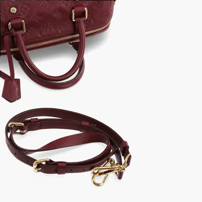 Pre-owned Louis Vuitton Empreinte Speedy Bandoliere 25 Crossbody Bag In Purple